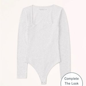 Abercrombie Square Neck Bodysuit